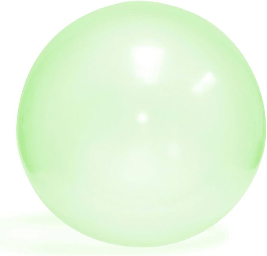 Water Injection Bubble Ball Bouncy Ball TPR Blowing Balloon Big Light Mouth Blowing Round Ball